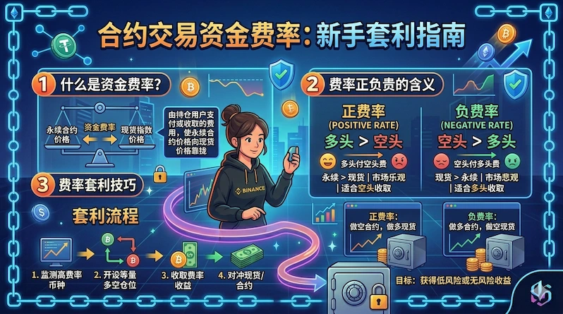 合约交易的资金费率是什么？费率正负代表什么？费率套利技巧