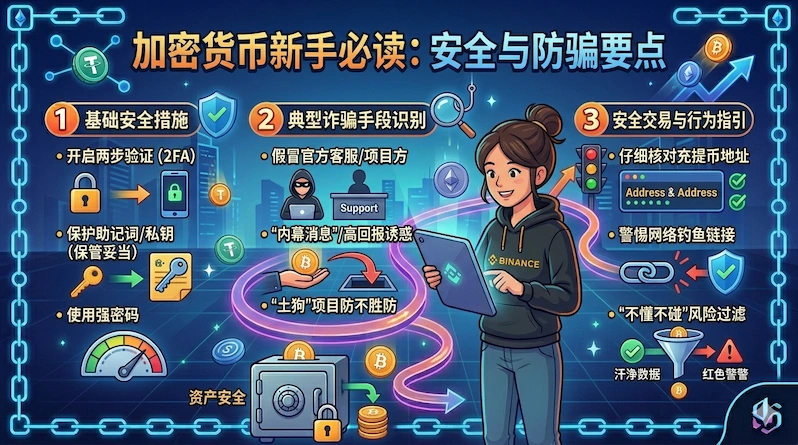 加密货币新手必读：安全与防骗要点